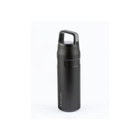 Stanley - Garrafa de água Aerolight com tampa de fluxo rápido, copo isolado a vácuo para bebidas frias, aço inoxidável leve, 710 ml, Black