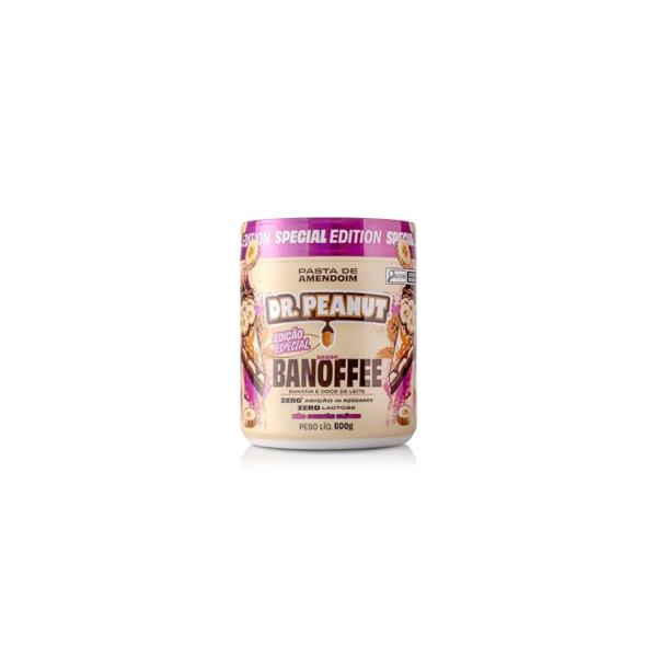 DR. PEANUT PASTA DE AMENDOIM BANOFFEE 600G COM WHEY PROTEIN