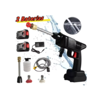 Lavadora de Alta Pressão Portátil Recarregável Para Carros E Jardins Linha Premium Pistola Lava Jato Profissional