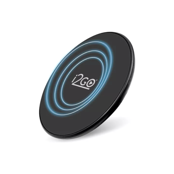 Carregador Sem Fio Turbo I2go 10w Chumbo Cor Preto