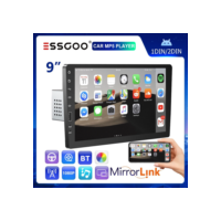 ESSGOO 9 " Polegadas MP5 1 DIN Rádio Estéreo Para Carro Bluetooth link Espelho FM Receptor Volante Controles USB Vedio