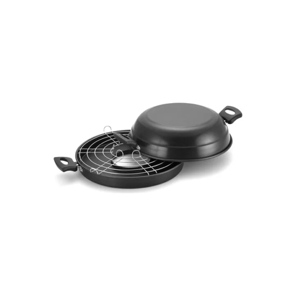 Churrasqueira Boca De Fogão Assador Carnes Antiaderente 30cm