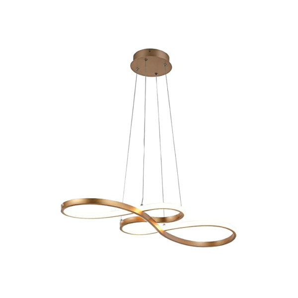 Lustre Pendente Led 40W Ouro 3 em 1 Nitrolux Bivolt LP016A