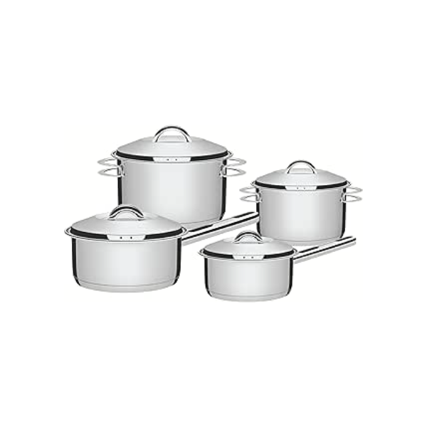 Jogo de Panelas com Fundo Triplo, Tramontina, Solar 65510760, Inox