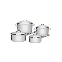 Jogo de Panelas com Fundo Triplo, Tramontina, Solar 65510760, Inox