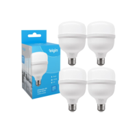 Kit 4 Lâmpadas Super Bulbo Alta Potência Led 40w 6500k - Elgin