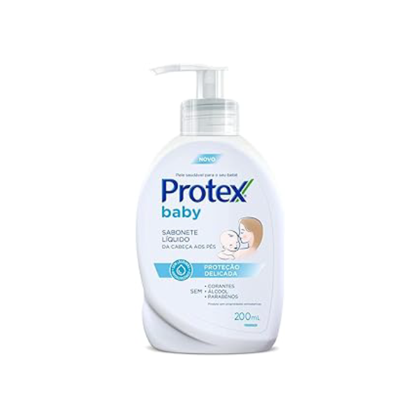 Sabonete Líquido Infantil para bebês Protex Baby Delicate Care 200ml