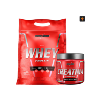 Kit Nutri Whey 900g + Creatina CarboFuel 300g Integralmedica