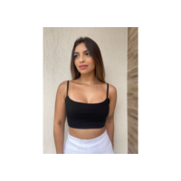 Cropped Canelado Summer Alcinha Basics Casual Moda Gringa Tendências 2025