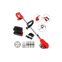 Roçadeira Á Bateria Eletrica Completa 48v Nakasaki Cortador De Grama
