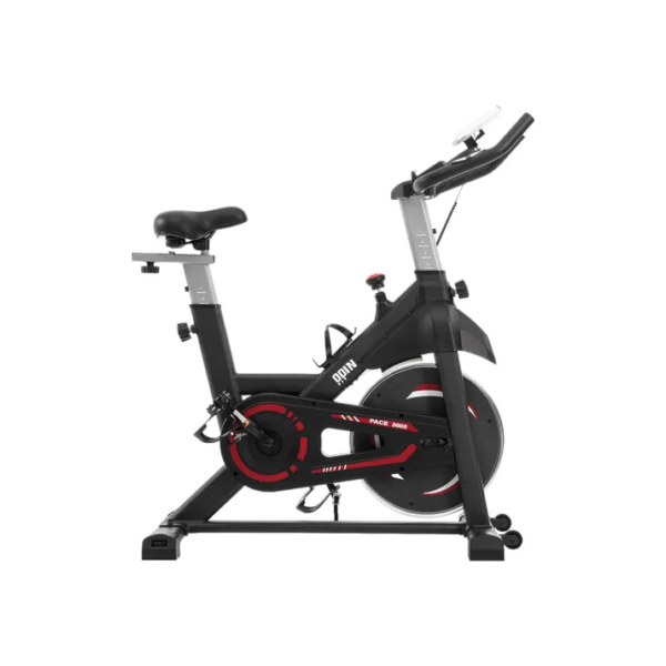 Bicicleta Ergométrica Para Spinning Mecanica 8kg Odin Fit Cor Preto/Vermelho