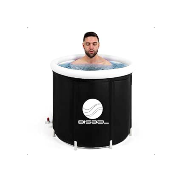 Banheira De Gelo Recovery Imersão Crioterapia Recuperação Muscular Inflável Atleta Pro Portátil Dobrável 320l Cold Plunge Reforçado Bisbel