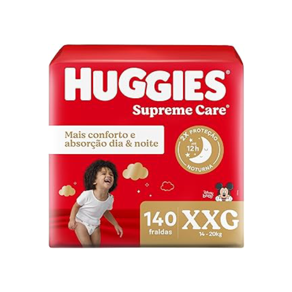 Huggies Fralda Supreme Care XXG 140 Un