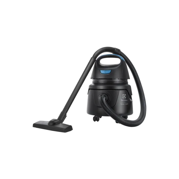 Aspirador água pó Electrolux compacto potente função sopro 1400W 12L total 5L útil protetor térmico AWD01