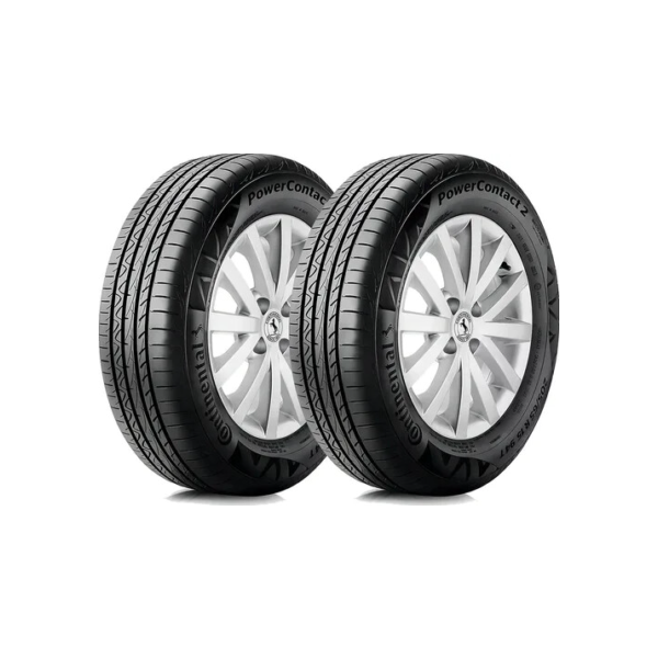 Kit 2 Pneus 195/65R15 Continental PowerContact 2 91H Aro 15