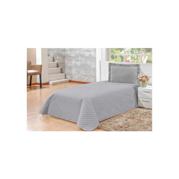 Kit Colcha Cama Box Veneza Solteiro Cobre Leito 2pç Promoção