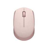 Mouse sem fio Logitech M170 com Design Ambidestro Compacto, Conexão USB e Pilha Inclusa - Rosa