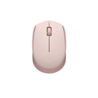 Mouse sem fio Logitech M170 com Design Ambidestro Compacto, Conexão USB e Pilha Inclusa - Rosa