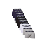 Kit Com 10 Cuecas Boxer Com Elástico Masculina Zorba Oferta