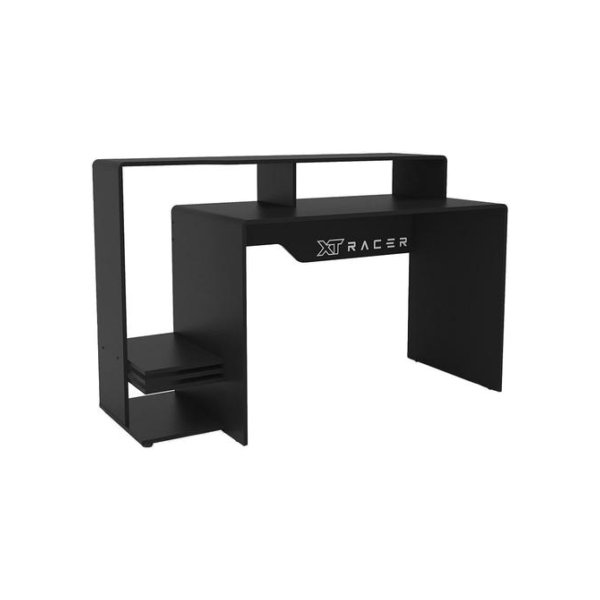 Mesa Gamer XT Racer Expert Preta e - Branca 2 Nichos