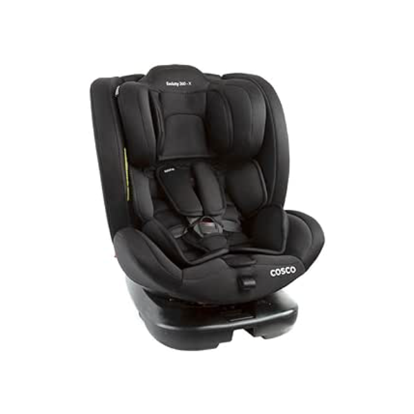 Cosco Kids, Cadeirinha Evolutty 360 X, 0 a 36kg, com Giro 360º e Isofix, Preto