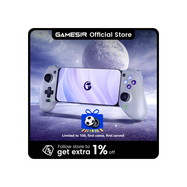 Gamesir-gamepad g8 galileo para o telefone móvel, controlador de jogo com efeito hall, joystick para iphone 15, android, jogos na nuvem