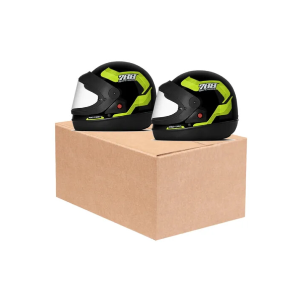 Kit 2 Unidades Capacete Pro Tork Automático Sport Moto 788