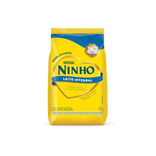 Leite em Pó Ninho Integral Sachê 975g