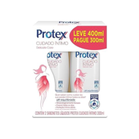 Sabonete Íntimo Líquido Protex Cuidado Íntimo Delicate Care 200ml Embalagem Promocional 2un