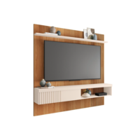 Painel Para Tv's Até 65 Polegadas Moon Marrom Caemmun