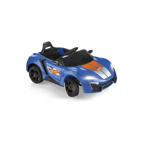 Carro Elétrico Rádio Ride On Hot Wheels Multikids - Br1383 Cor Azul