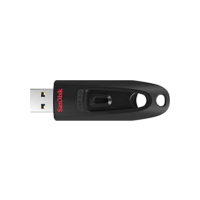 SanDisk Flash Drive Ultra USB 3.0 de 256 GB - SDCZ48-256G-GAM46, preto