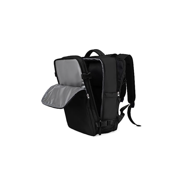 Mochila coowoz de viagem esportiva unissex, bagagem de cabine, aprovada por companhias aéreas, para notebook, B - preto, Large