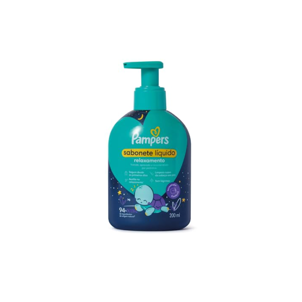 PAMPERS SABONETE LÍQUIDO RELAXAMENTO 200ml