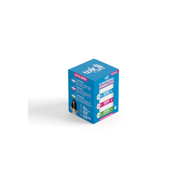 Kit Super Poderosas Cronograma Capilar - Widi Care - Caixa com 3un. De 100g