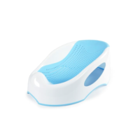 Suporte Banho Rede De Proteção Para Banheira De Bebê Portátil Azul Confortável E Seguro Leve Mega Compras