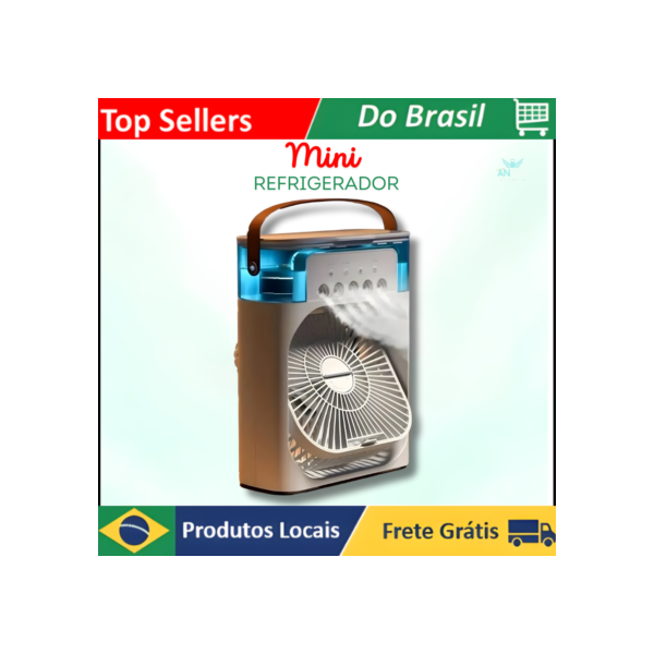 Mini Ar Condicionado, Nebulizador Portátil, Mesa Geladeira, Refrigerador De Ar