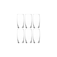 Jogo de Copos de Vidro 300ml 6 Peças Nadir - Oca Long Drink