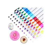 Canetinhas De Pintura De Tinta Acrílica, Marcadores de Tinta Acrílica Para Madeira, Tela, Pedra, Vidro, Superfícies Cerâmicas, Artesanato, Tecido, Plástico, Fabricação de Cartões (36)