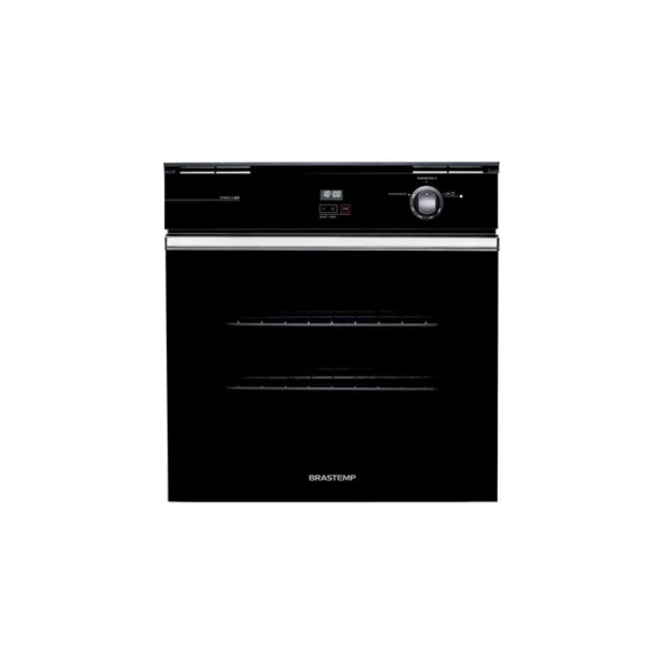 Forno a Gás de Embutir Brastemp Grill com Timer - Touch 78L Preto BOA84AE