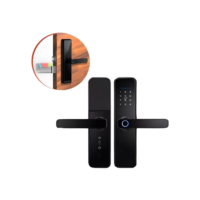 Fechadura Eletrônica Digital 4 em 1 Com Biometria, Bluetooth, Senha Touch, Chave e Tag