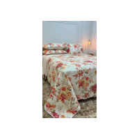 Colcha De Casal Cobre Leito Cocha De Cama Matelado 3 Peças