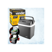 Geladeira Portátil Vonder 20 Litros 12V Resfria Aquece Carro Caminhão Cooler Elétrico Viagem