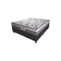 Gazin cama box casal colchão espuma d33 fort 138x188x59cm suporta até 150kg por pessoa