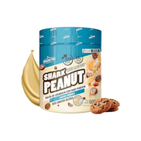 Shark Pro Pasta de Amendoim Gourmet Sabor Cookies com Whey Protein Shark Peanut - 7,5g de Proteína - Zero Glúten, Zero Lactose, Zero Adição de Açúcares - Pote 600g