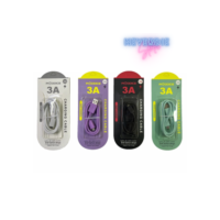 4 Cabos USB de Carregamento Turbo p/ Celular/Smartphone/Tablet Saída V8 3.1A-NEVERDIE -ENVIO IMEDIATO PARA TODO BRASIL