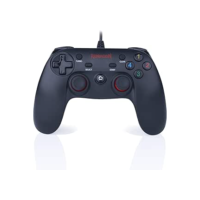Controle com Fio para Computador e 16 Botões de Comando de Entrada de Dados Saturn G807, Redragon, Joysticks e Controles para Computador, Preto