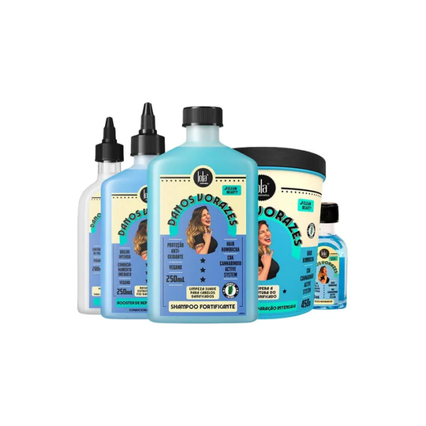 Kit Lola Cosmétics Reconstrução Danos Vorazes - 5 Produtos