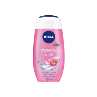NIVEA Sabonete Líquido Waterlily & Oil 250ml - Refrescante com fragrância de lírio d’água e óleo, fórmula 100% biodegradável, sensação de pele macia, fresca e bem cuidada