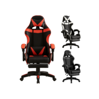 Cadeira Gamer Ergonômica Reclinável com Apoio para Pés Escritório Mesh Preta Até 150kg Tivoli